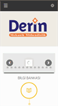 Mobile Screenshot of derinmuhendislik.com.tr